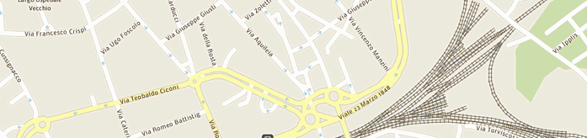 Mappa della impresa zanol maria grazia a UDINE