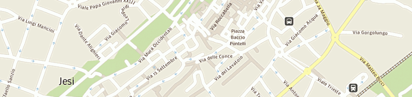Mappa della impresa gei - gestione immobiliare di longhi valeria e c sas a JESI