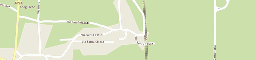 Mappa della impresa bisaggio claudio a TAVAGNACCO