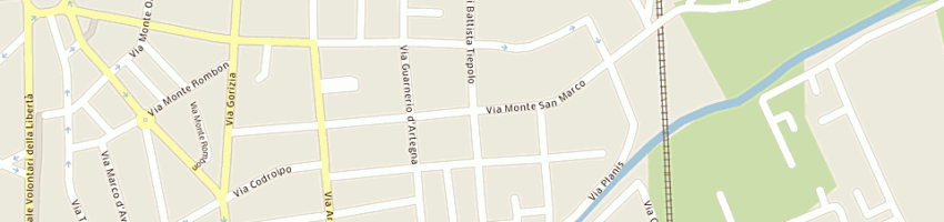 Mappa della impresa donada claudio a UDINE