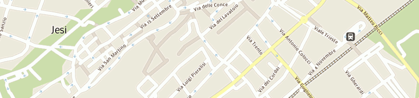 Mappa della impresa geal di stella danilo e c snc a JESI