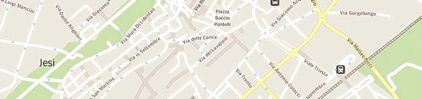 Mappa della impresa pucci davide a JESI