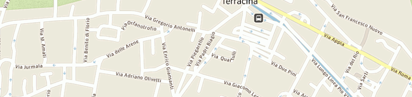 Mappa della impresa di mauro gianni a TERRACINA