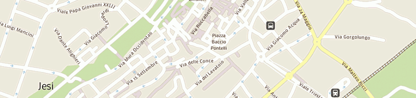 Mappa della impresa avalon di giannoni massimo bruno a JESI