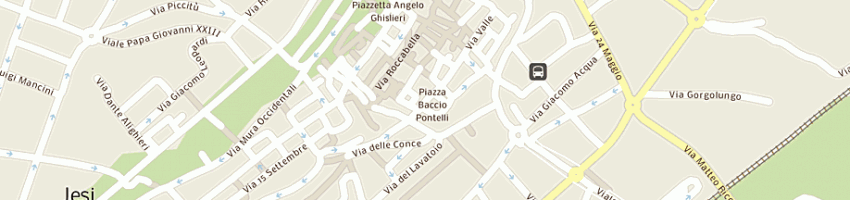 Mappa della impresa taddei massimo a JESI