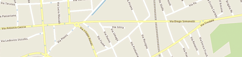 Mappa della impresa pilosio stefano a UDINE