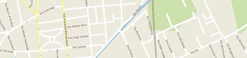 Mappa della impresa emporio renzo gentilini a UDINE