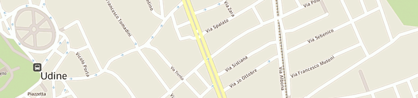 Mappa della impresa pagliuca antonio a UDINE