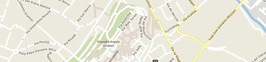 Mappa della impresa merli nando a JESI