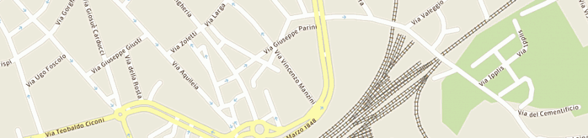 Mappa della impresa centro servizi uil udine srl a UDINE