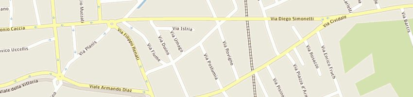 Mappa della impresa alias srl a UDINE