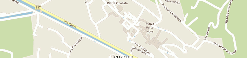 Mappa della impresa iacovacci adriana a TERRACINA
