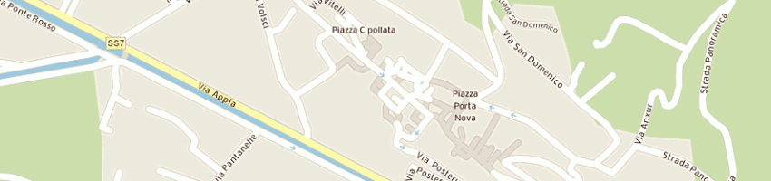 Mappa della impresa ristorante ai trioni sas di de filippis quirino e c a TERRACINA