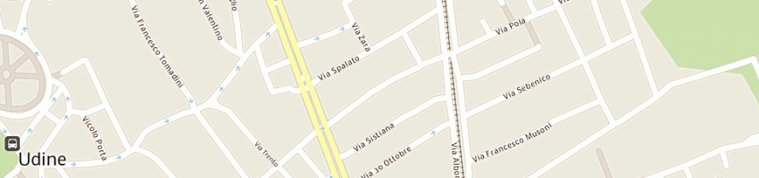 Mappa della impresa rovere lucio a UDINE