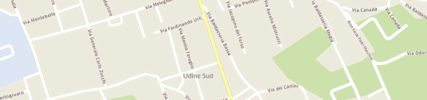 Mappa della impresa gattesco luca a UDINE