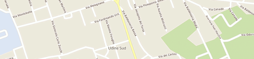 Mappa della impresa tema ufficio srl a UDINE