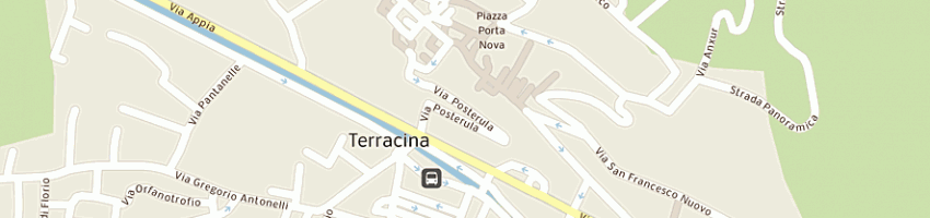 Mappa della impresa osteria le scalette antuoni alessandra a TERRACINA