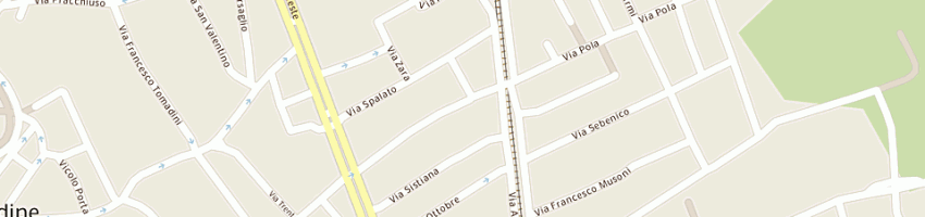Mappa della impresa leggio francesco a UDINE