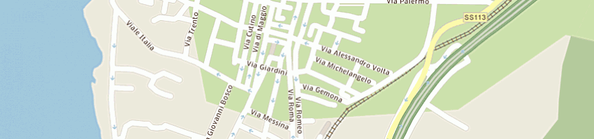 Mappa della impresa spaziotel di billeci giovanna a ISOLA DELLE FEMMINE