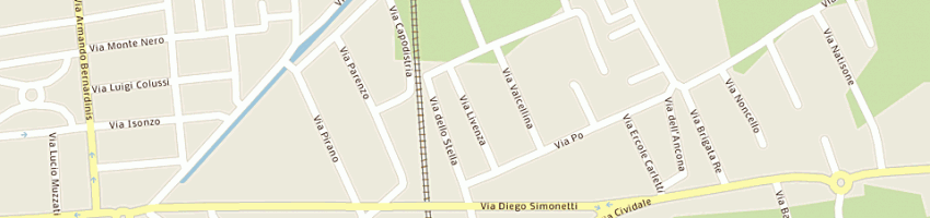 Mappa della impresa basandella severino a UDINE