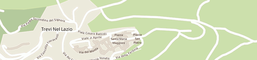 Mappa della impresa albergo terravalle a TREVI NEL LAZIO