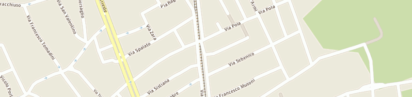 Mappa della impresa salone vittorina a UDINE