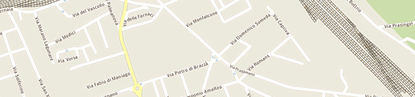 Mappa della impresa foto agency anteprima di comoretto angelo e petrussi diego sas a UDINE