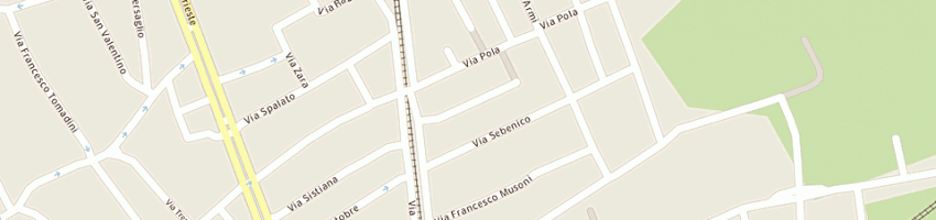 Mappa della impresa istituto di bellezza gianna e ketty di mosolo gianna e azzolini ketty snc a UDINE