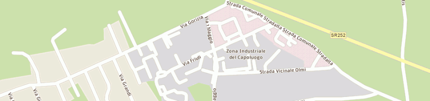 Mappa della impresa la rovere di venuto giorgio, campeotto giovanni e c snc a GONARS