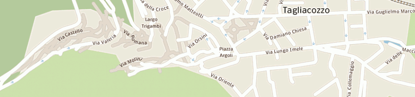 Mappa della impresa pizzeria d'alessio fabrizia a TAGLIACOZZO