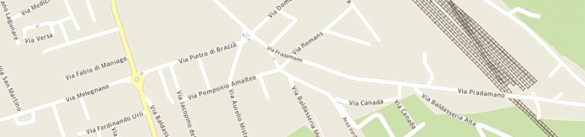 Mappa della impresa beltrame aldo a UDINE