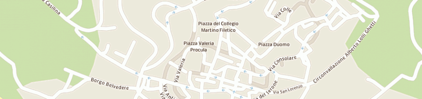 Mappa della impresa direzione didattica scuole elementari a FERENTINO