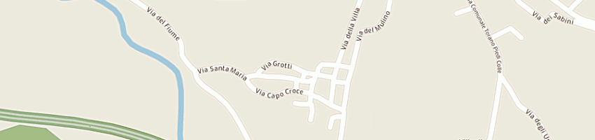 Mappa della impresa ristorante la torre a BORGOROSE