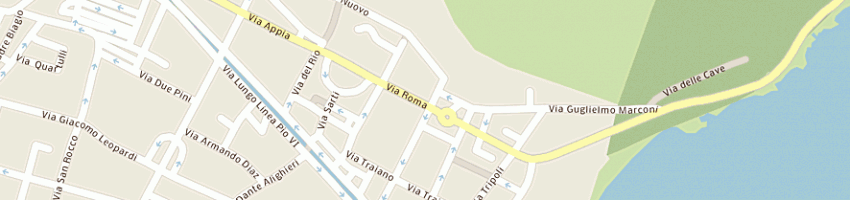 Mappa della impresa accapezzato nicola a TERRACINA