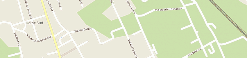 Mappa della impresa trattoria pizzeria da mario a UDINE