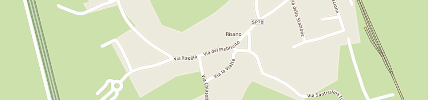 Mappa della impresa unicredit banca spa -- loc risano -- a PAVIA DI UDINE
