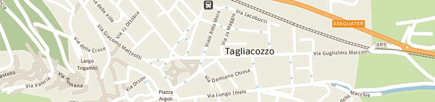 Mappa della impresa albergo la capannella di casale emidio a TAGLIACOZZO