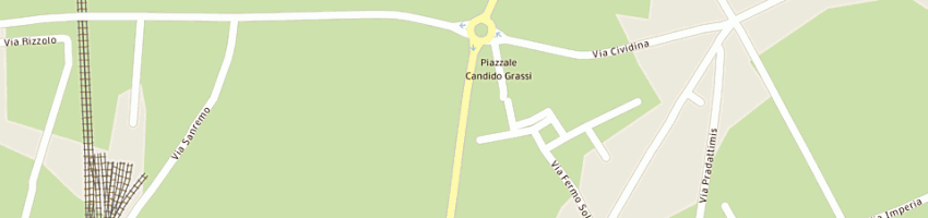 Mappa della impresa meneghin antonino e c snc a UDINE