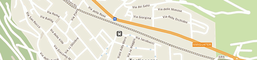 Mappa della impresa zed di zangari alessandra e daniela e c snc a TAGLIACOZZO