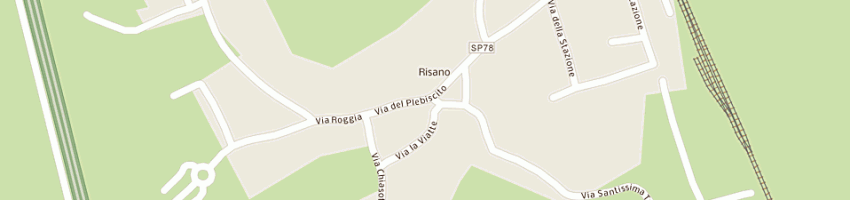 Mappa della impresa tosolini ivana a PAVIA DI UDINE