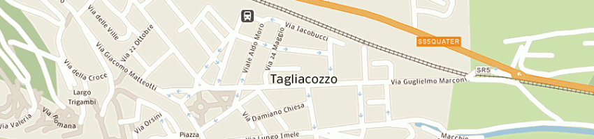 Mappa della impresa acofis srl a TAGLIACOZZO
