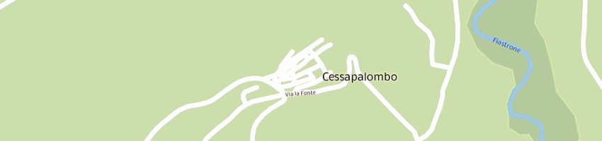 Mappa della impresa comune di cessapalombo a CESSAPALOMBO