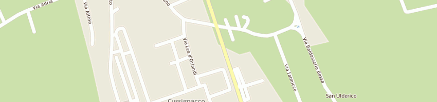 Mappa della impresa torrefazione demar caffe' srl a UDINE