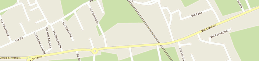 Mappa della impresa rizzardi luca a UDINE