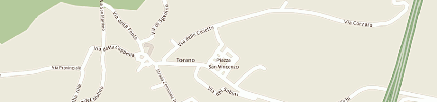Mappa della impresa ermili dina a BORGOROSE