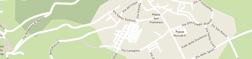 Mappa della impresa frezzini giuseppina a BORGOROSE