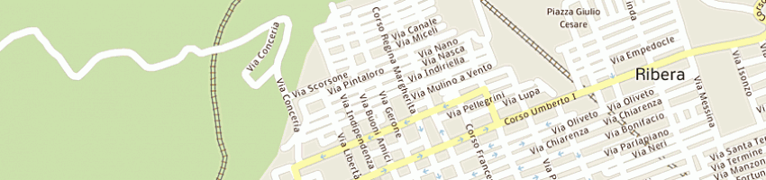 Mappa della impresa riggi giovanni a RIBERA