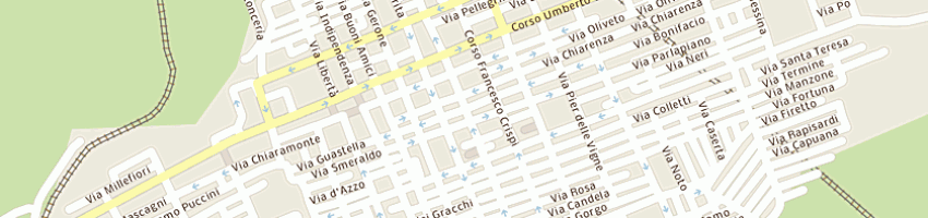 Mappa della impresa di grado pietro a RIBERA