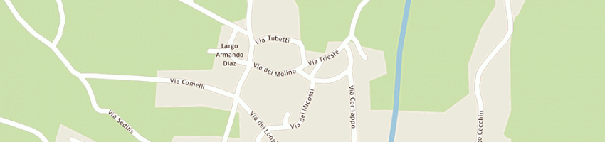 Mappa della impresa trattoria dal dean di de pauli oneglia a NIMIS
