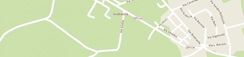 Mappa della impresa cingolana gomme di rossi michele e c snc a CINGOLI